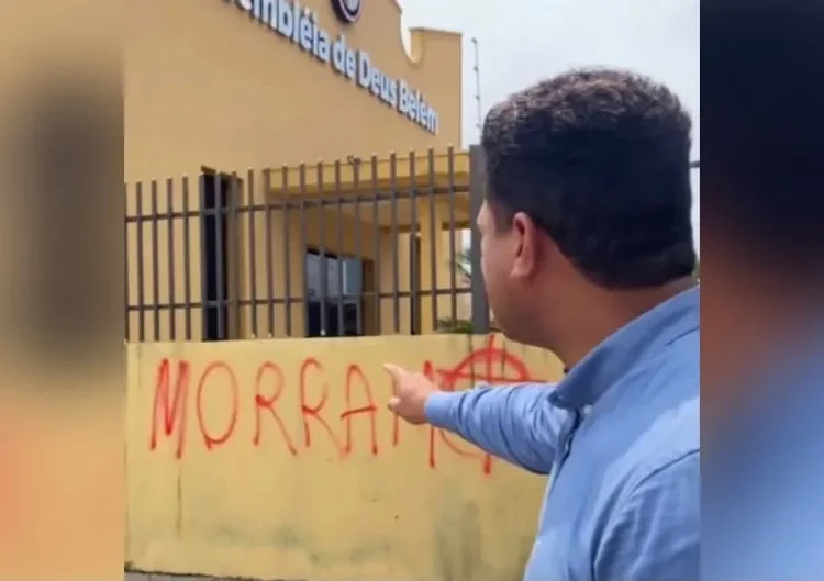 igreja-e-pichada-com-mensagem-de-odio-contra-cristaos-no-ms:-“morram”